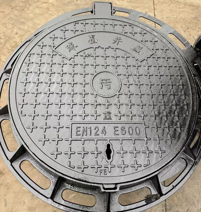 通道球墨铸铁五防井盖展示